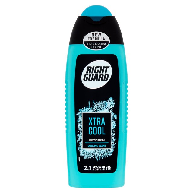 Right Guard Xtra Cool Gel de Ducha 2 en 1 Cabello Corporal 250ml 