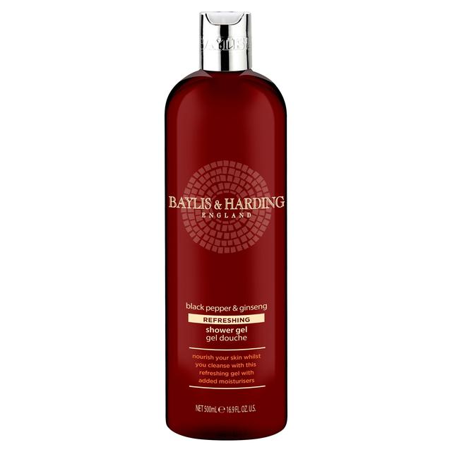 Baylis & Harding Gel de ducha hidratante de pimienta negra 500 ml