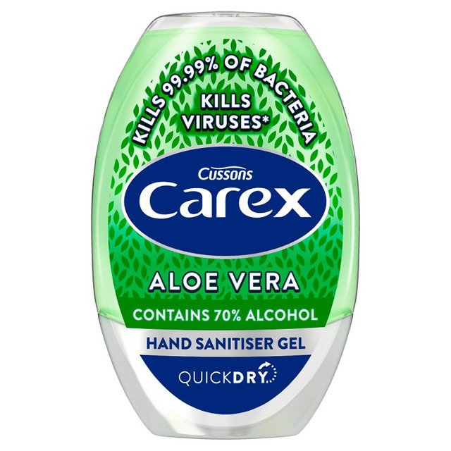 Carex aloe désinfecter le gel de la main antibactérien 50 ml