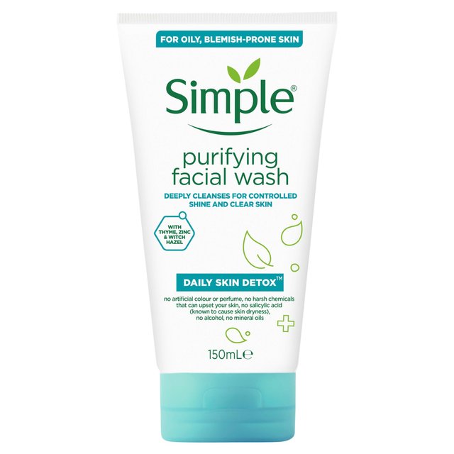 Limpiador facial purificante Simple Detox 150ml 