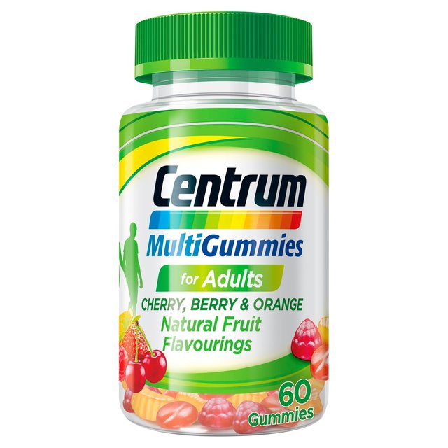 سنتروم Multigummies فيتامينات متعددة بالفواكه المختلطة 60 لكل عبوة