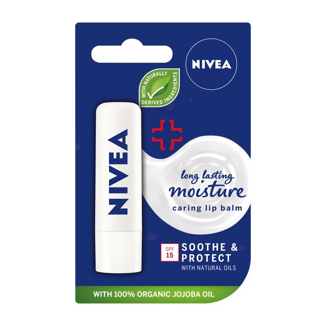 NIVEA LIP BALM SOOTHE & Protect SPF15 pour les lèvres sèches 5G