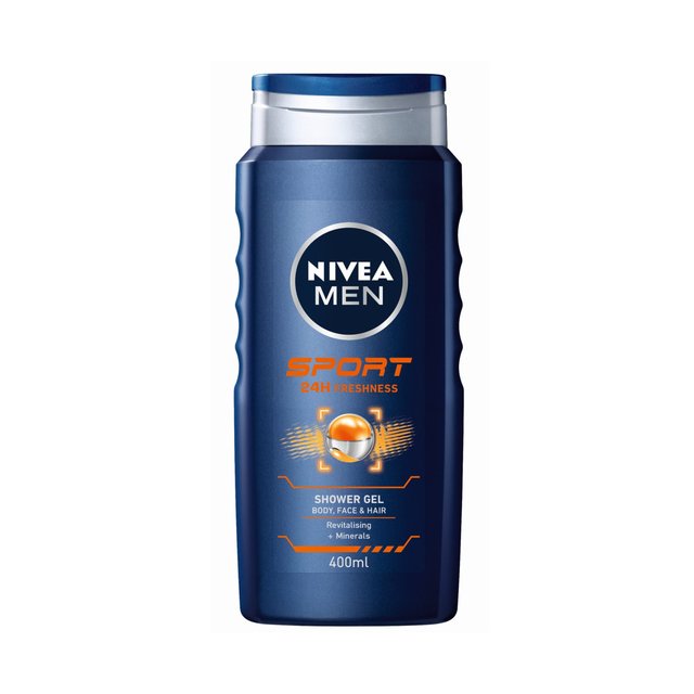 Nivea Männer duschen Gel Sportkörper Wäsche 400 ml