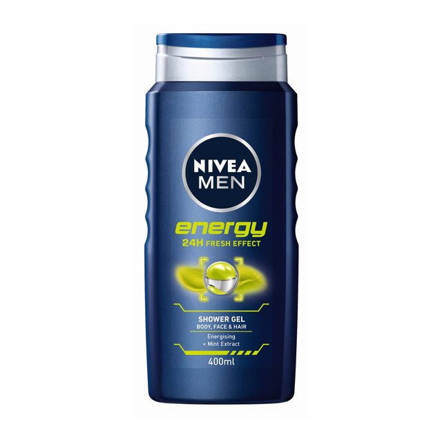 Nivea Männer duschen Gel Energy Körper 400 ml Wäsche 400 ml