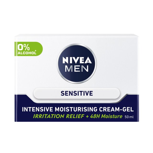 Nivea Men Sensitive Sensive Hydratrizer Face Face Cream Gel 50ml