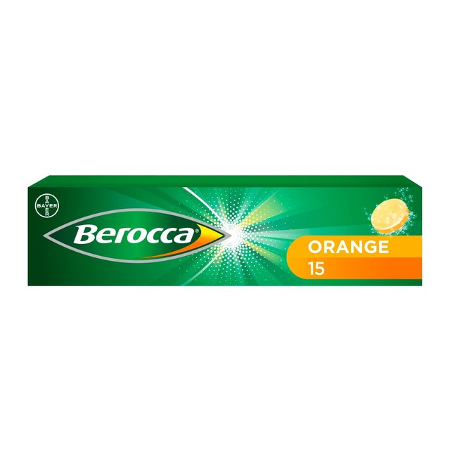 Berocca Orange Energy Vitamin Comprimés 15 par paquet