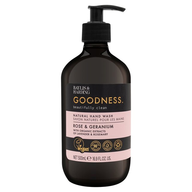 Baylis & Harding Goodness Rose & Geranium Wash 500ml