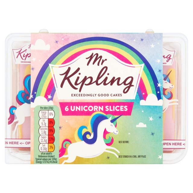 Mr Kipling Unicorn Slices 6 per pack