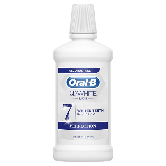 Oral B 3D White Luxe Perfection Mouthwash 500ml