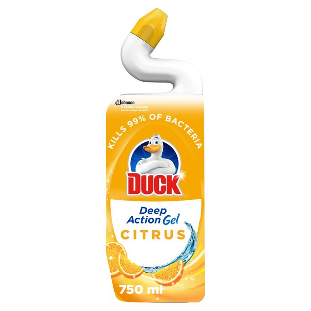 Duck Deep Action Gel Toilet Liquid Cleaner Citrus 750ml