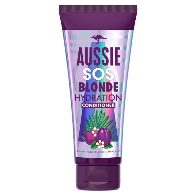 Aussie Blonde Hydratation Purple Hair Revitier pour les cheveux blonds et argentés 200 ml