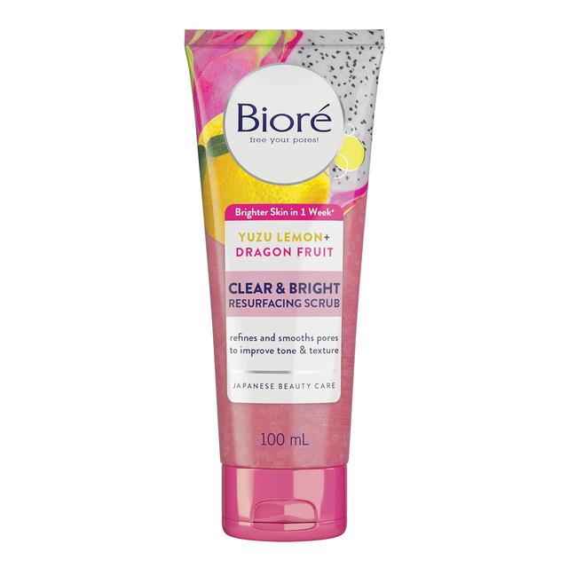 Scrub de resurgimiento transparente y claro de Biorore 100 ml