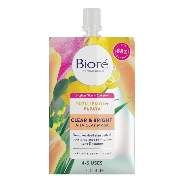 Máscara de arcilla de Aha Biore Clear y Bright Aha 100ml