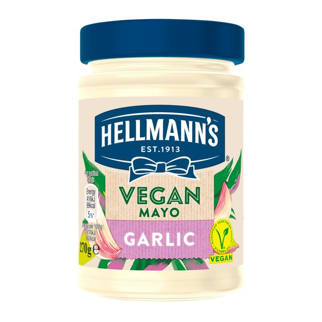 Mayonnaise à l'ail végétalien de Hellmann 270G