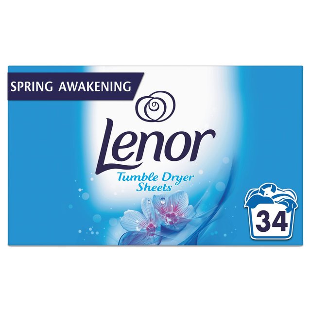 Lenor Fabric Tumble Trocknerblätter Federwachen 34 pro Pack