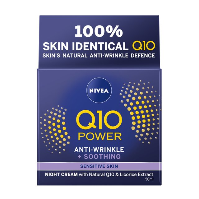 Nivea Q10 Powerempfindliche Nachtcreme Gesicht Feuchtigkeitscreme 50ml