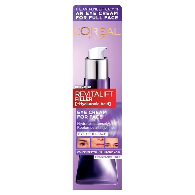 L'Oreal Paris Revitalift Filler+ Hyaluronic Acid Eye Cream 30ml