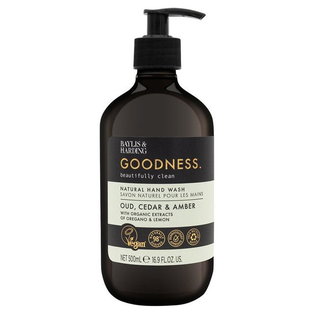 Baylis & Harding Goodness Oud Cedar & Amber Hand Wash 500ml