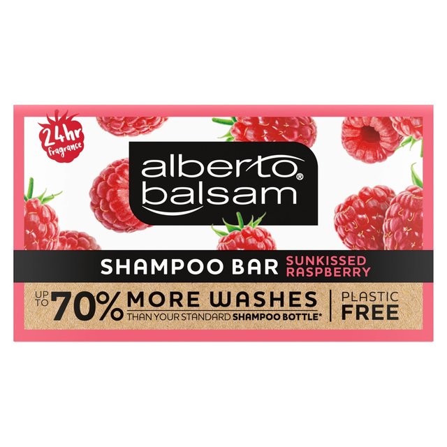 Alberto Balsam Sunkissed Raspberry Shampoo Bar 75G