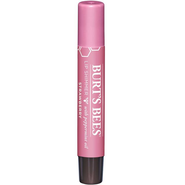 Burt's Bees 100% Natural Origin Moisturising Lip Shimmer Strawberry 2.6g