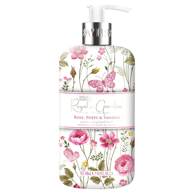 Baylis & Harding Royale Garden Rose Poppy & Vanilla Wash 500ml