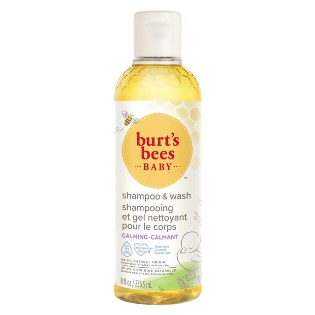 Burt's Bees Baby Calming Lavender Shampoo and Wash Tear Free 236ml