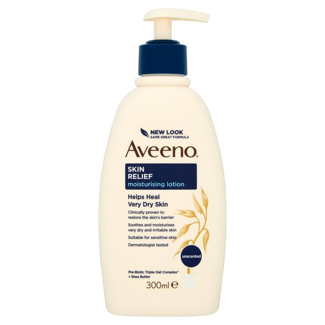 Loción hidratante de alivio de la piel de Aveeno 300ml