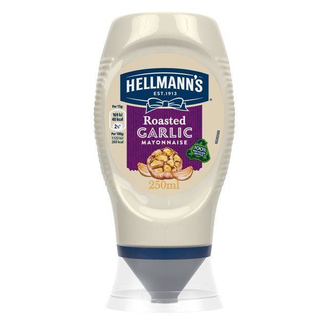 Mayonesa de ajo apretada de Hellmann 250ml