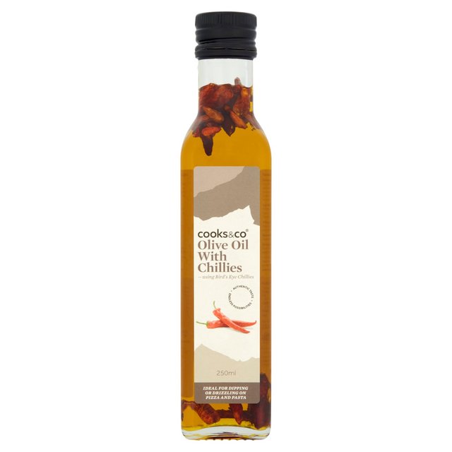 Cooks & Co Olive Huile avec des piments 250 ml