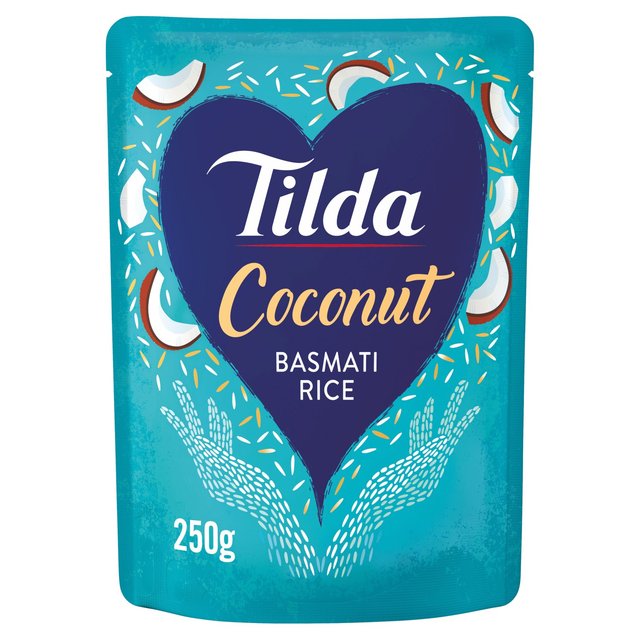 Tilda Mikrowelle Kokosnuss -Basmati -Reis 250 g