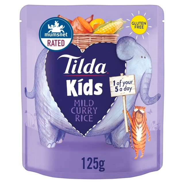 Tilda Kids Mild Curry Rice 125g