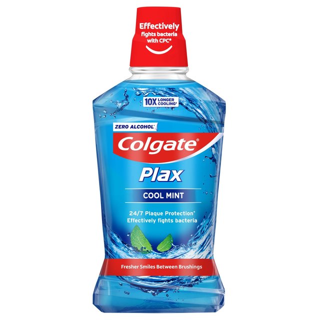 Colgate Plax Cool Mint Robine de bouche avec CPC 500 ml