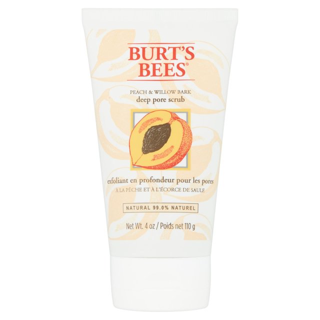 Burt's Bees Exfoliating Pore Scrub Peach & Willowbark 110G