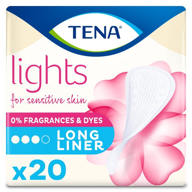 Tena Long Incontinence Liners 20 par paquet