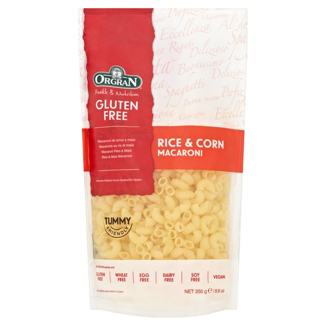 Orgran Gluten Free Rice & Mais Pasta Makkaroni 250g