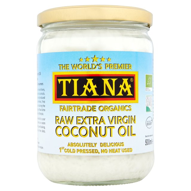 Tiana Organic Extra Virgin Coconut Huile 500 ml