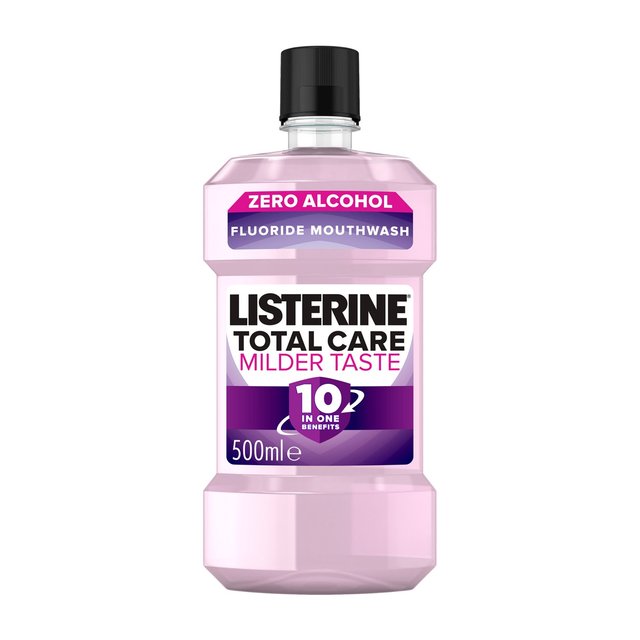 Listerine Total Care Zero Bash de bouche plus doux Taste lisse de la menthe 500 ml