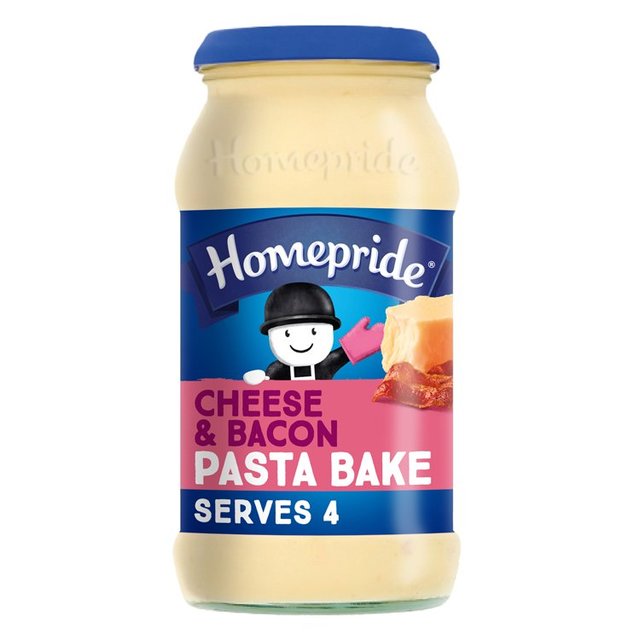 Homepride Cheese &amp; Bacon Pasta Horneada 485g 