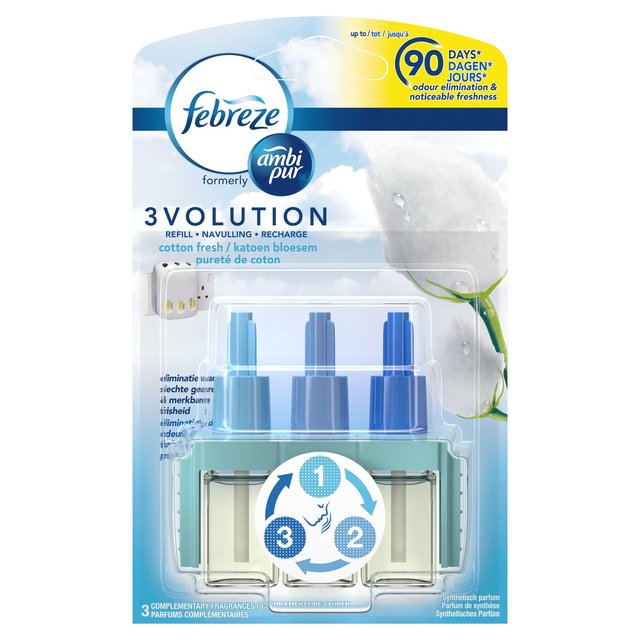 Oferta especial - Ambi Pur 3volution Cotton Fresh Enchip in Rebill 20ml