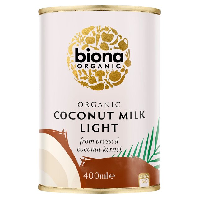 Biona Organic Coconut Milk Light (9% de matières grasses) 400 ml