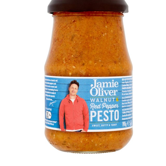 Jamie Oliver Walnut & Red Pepper Pesto 190G