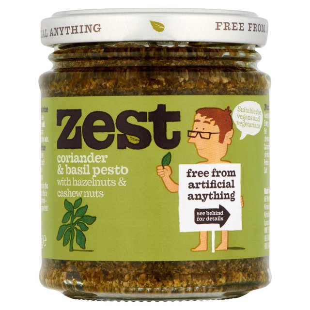 Pesto de Zest Cilantro y Albahaca para Vegano 165g 