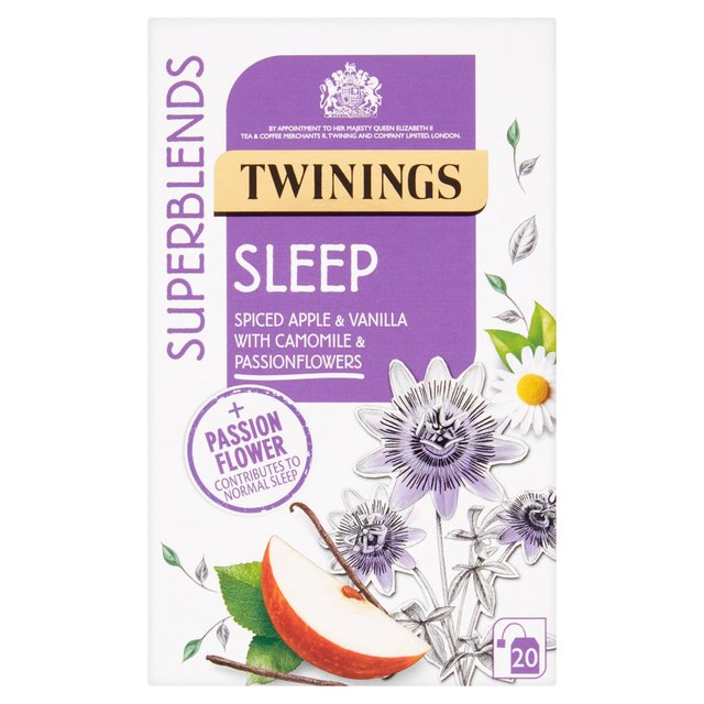 Twinings Superblends Dormez avec des pommes épicées et de la camomile 20 par paquet