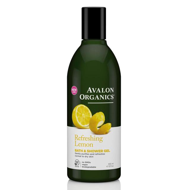 Avalon orgánico de limón bañera y ducha gel vegano 355ml