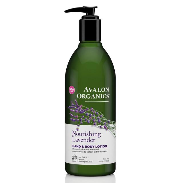 Avalon Organic Lavender Hand & Body Lotion Vegan 340G