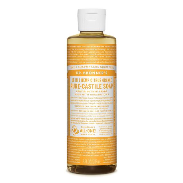 Dr. Bronner's Citrus Organic polyvalent à usile de liquide de liquide 237 ml