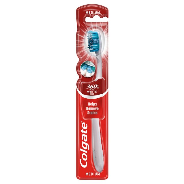 Colgate 360 ​​Max weiß eine mittlere Zahnbürste