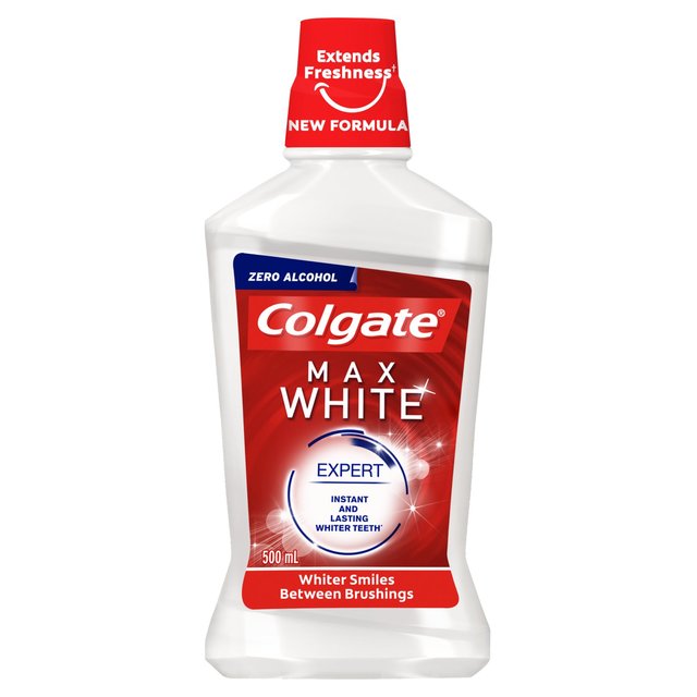 Colgate Max weiße Experte Whitening Mundwasser 500 ml