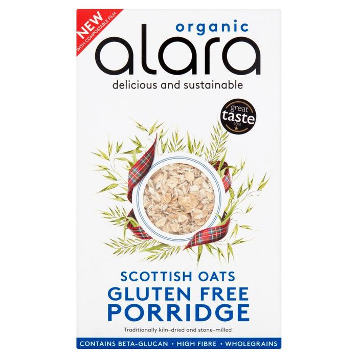 Alara Organic Scottish Oats Gluten Free Porridge 500G