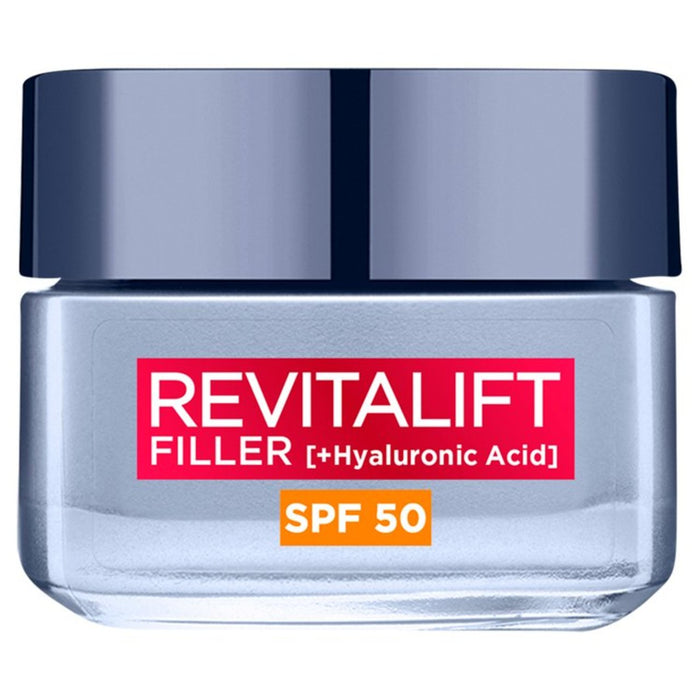 L'Oreal Paris Revitalift Filler + Hyaluronic Acid Anti Ageing SPF 50 50ml